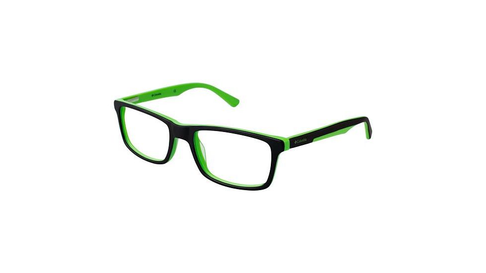 Columbia Hartwell Eyeglass Frames - Frame BLACK/GREEN, Size 54/18mm CBHARTWELL01