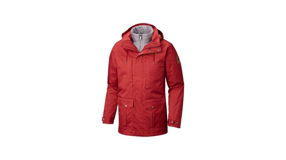 Columbia Horizons Pine Interchange Jacket - Mens, Red Element, Extra Large, 1625221611-XL