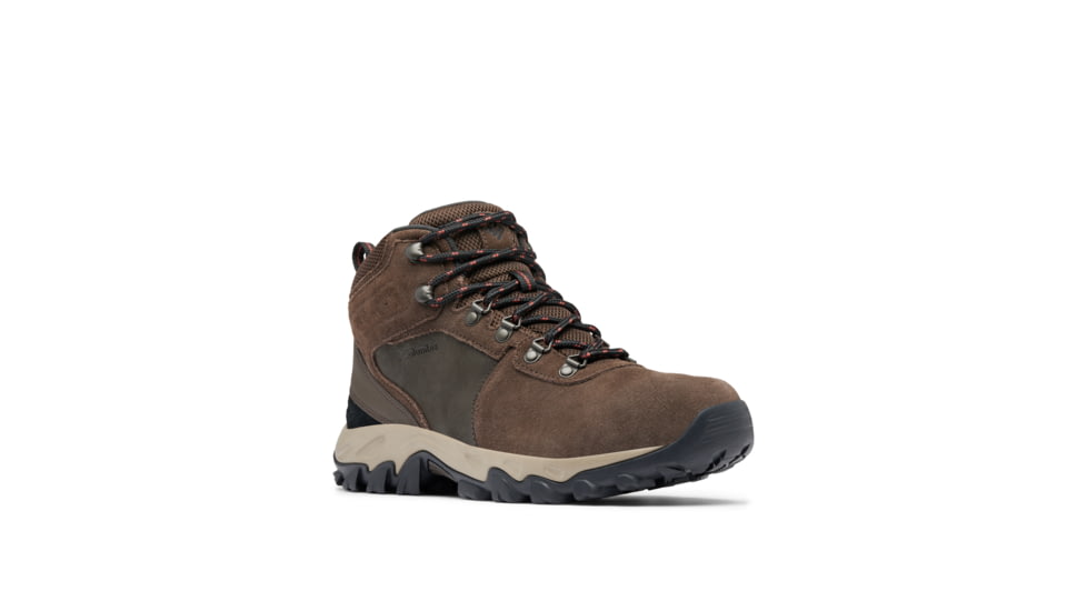 Columbia Newton Ridge Plus II Suede Waterproof Hiking Boot - Mens, Cordovan/Spice, 11, 1746411-233-11