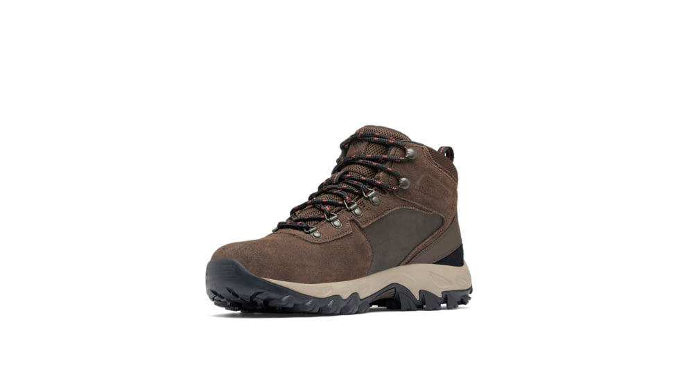 Columbia Newton Ridge Plus II Suede Waterproof Hiking Boot - Mens, Cordovan/Spice, 11, 1746411-233-11