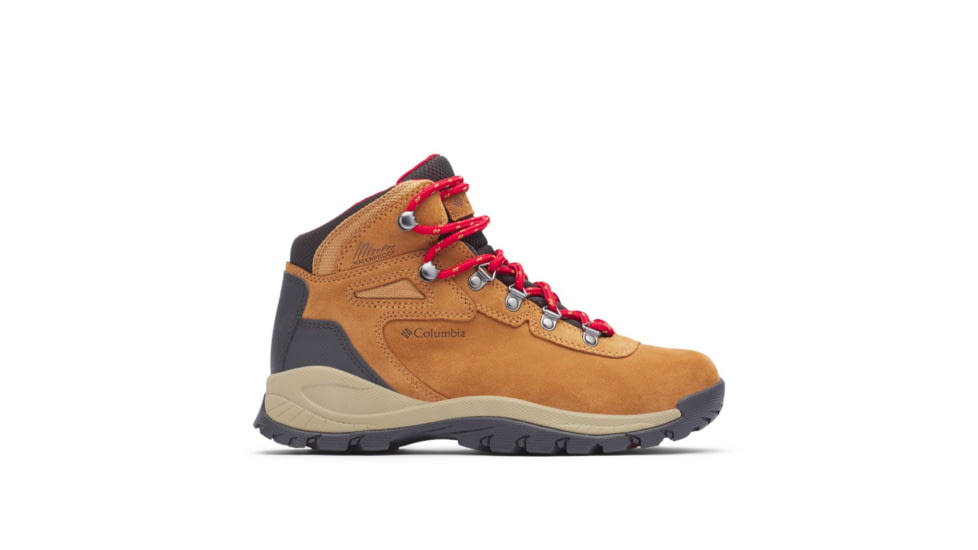 Columbia Newton Ridge Plus Waterproof Amped Hiking Boot - Womens-Elk/Mountain Red-Medium-6.5