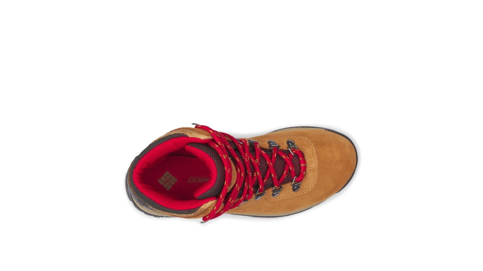 Columbia Newton Ridge Plus Waterproof Amped Hiking Boot - Womens-Elk/Mountain Red-Medium-6.5
