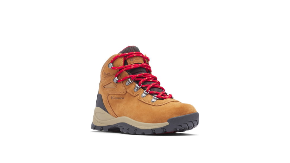 Columbia Newton Ridge Plus Waterproof Amped Hiking Boot - Womens-Elk/Mountain Red-Medium-6.5