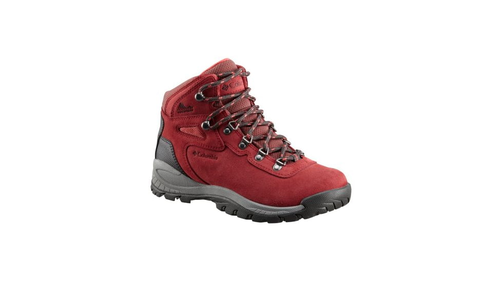 Columbia Newton Ridge Plus Waterproof Amped Hiking Boot - Womens, Marsala Red/Sunset Red, 6, Medium, 1718821619-6