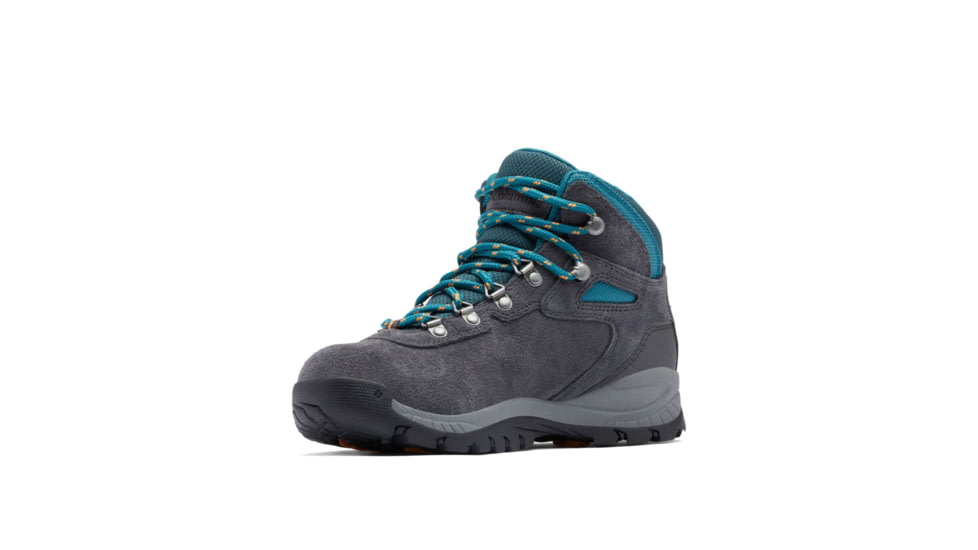 Columbia Newton Ridge Plus Waterproof Amped Hiking Boot - Womens, Shark/River Blue, 9.5US, 1718821013Shk,RvrBl9.5