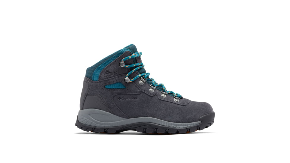 Columbia Newton Ridge Plus Waterproof Amped Hiking Boot - Womens, Shark/River Blue, 9.5US, 1718821013Shk,RvrBl9.5