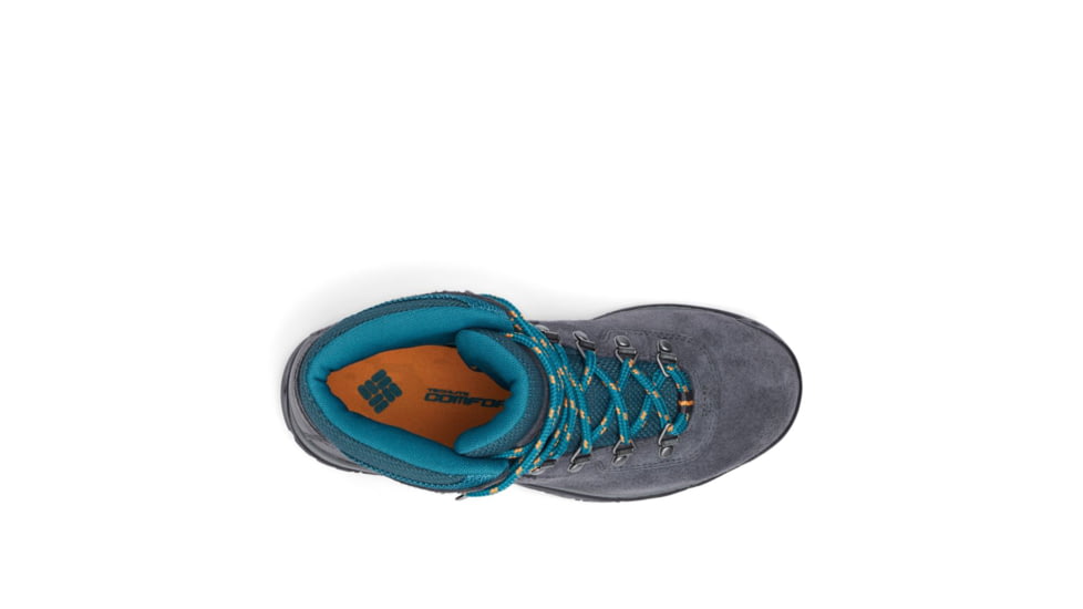 Columbia Newton Ridge Plus Waterproof Amped Hiking Boot - Womens, Shark/River Blue, 9.5US, 1718821013Shk,RvrBl9.5