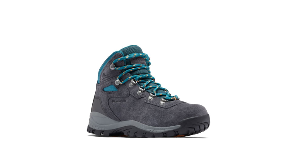 Columbia Newton Ridge Plus Waterproof Amped Hiking Boot - Womens, Shark/River Blue, 9.5US, 1718821013Shk,RvrBl9.5