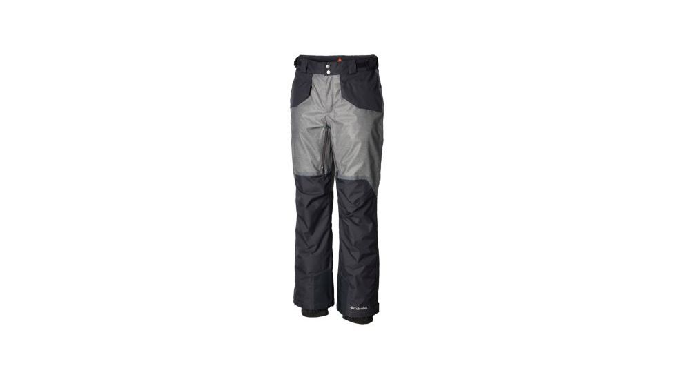 Columbia OutDry Glacial Hybrid Pant - Mens, Charcoal Heather/Black, Large, Regular Inseam, 1798691030-L-R