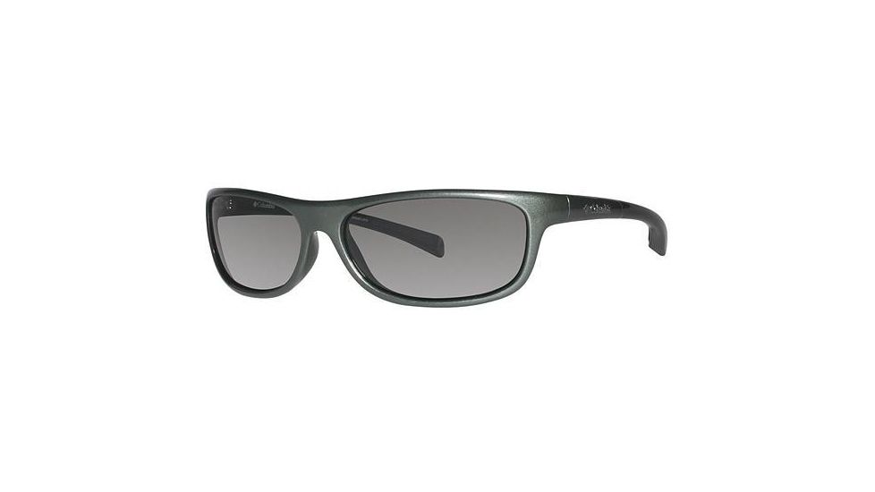 Columbia Panorama Sunglasses - Frame New Metallis Tank/Metallic Black, Lens Color Grey, Size 58/14mm CBPANORAMAPZ639