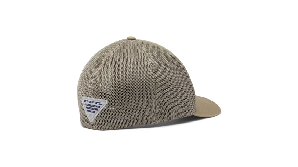 Columbia PFG Mesh Fish Flag Ball Cap, Tusk, 2XL, 1836811220TuskXXL
