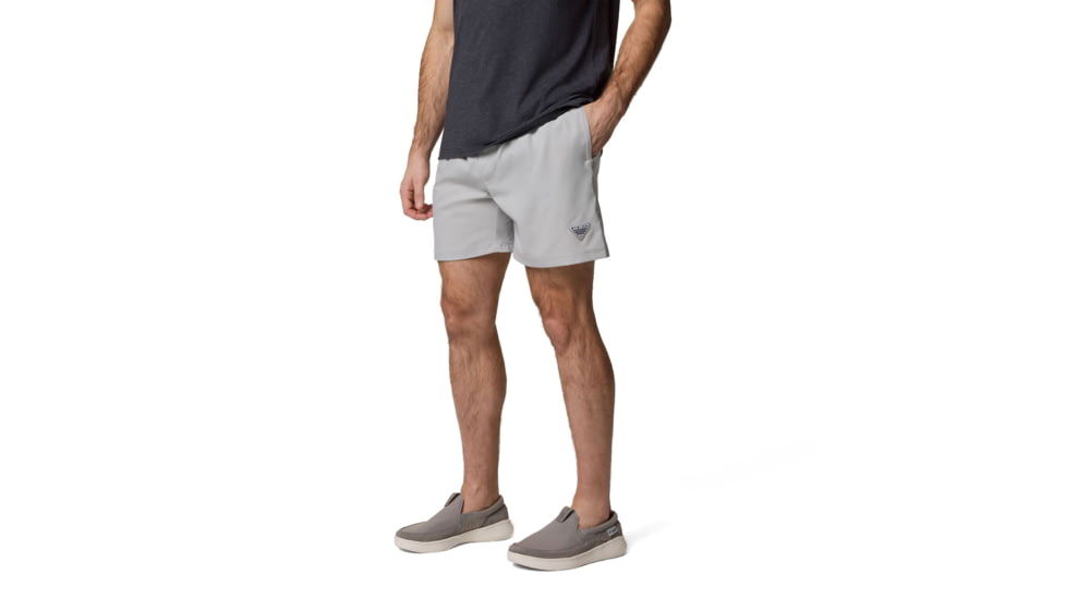 Columbia PFG Rambler Water Short - Mens, Cool Grey, XXL 8, 2078861019-019-XXL-8