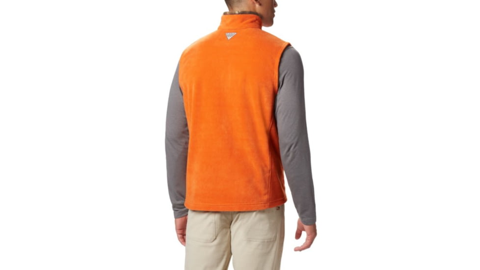 Columbia PHG Fleece Vest, Backcountry Orange, RT Edge, 2XL - Mens, 1625601866-XXL