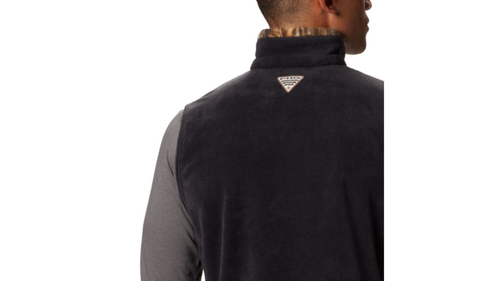 Columbia PHG Fleece Vest, Black, RT Edge, M - Mens, 1625601011-M