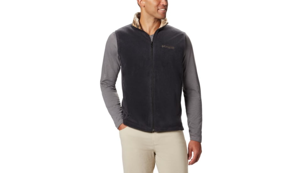 Columbia PHG Fleece Vest, Black, RT Edge, M - Mens, 1625601011-M