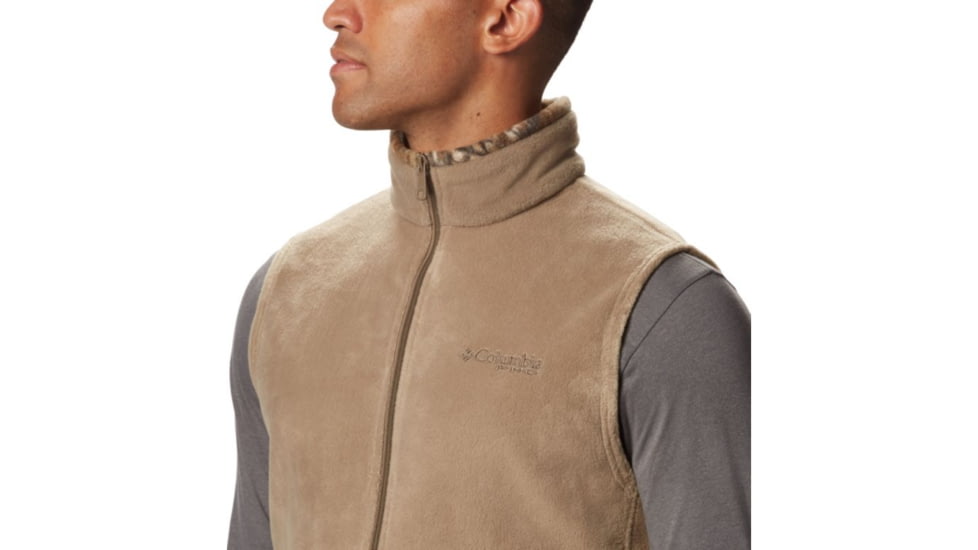 Columbia PHG Fleece Vest, Flax, RT Edge, 2XL - Mens, 1625601251-XXL