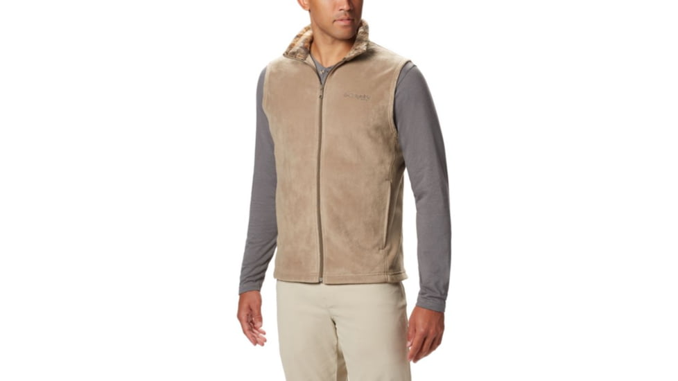 Columbia PHG Fleece Vest, Flax, RT Edge, 2XL - Mens, 1625601251-XXL