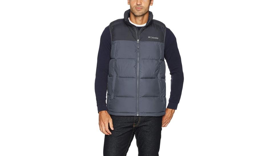 Columbia Pike Lake Vest, Black, Graphite, S - Mens, 1738011010-S