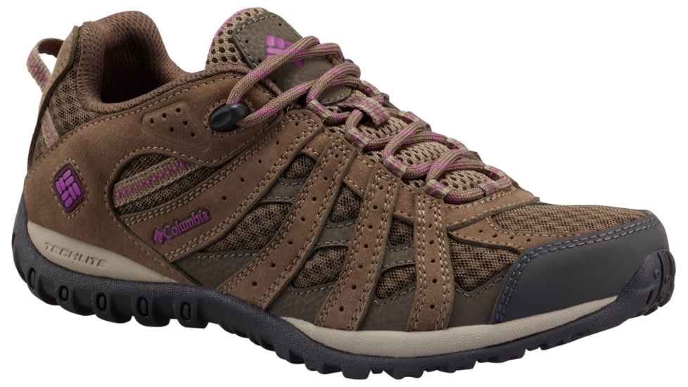 Columbia Redmond Hiking Shoe - Women's-Mud/Razzle-Medium-6.5
