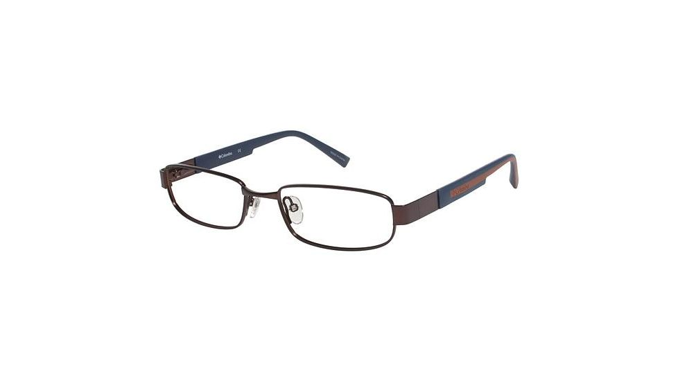 Columbia Saddleback Eyeglass Frames - Frame Brown/Blue-brown, Size 50/17mm CBSADDLEBACK03