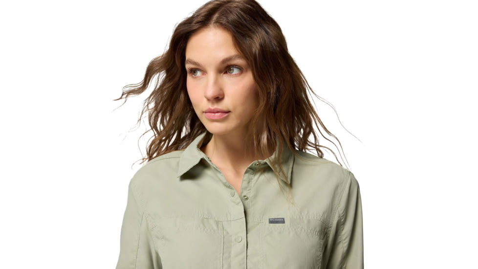 Columbia Skien Valley Long Sleeve Shirt - Womens, Safari, Extra Large, 2119281348-348-XL