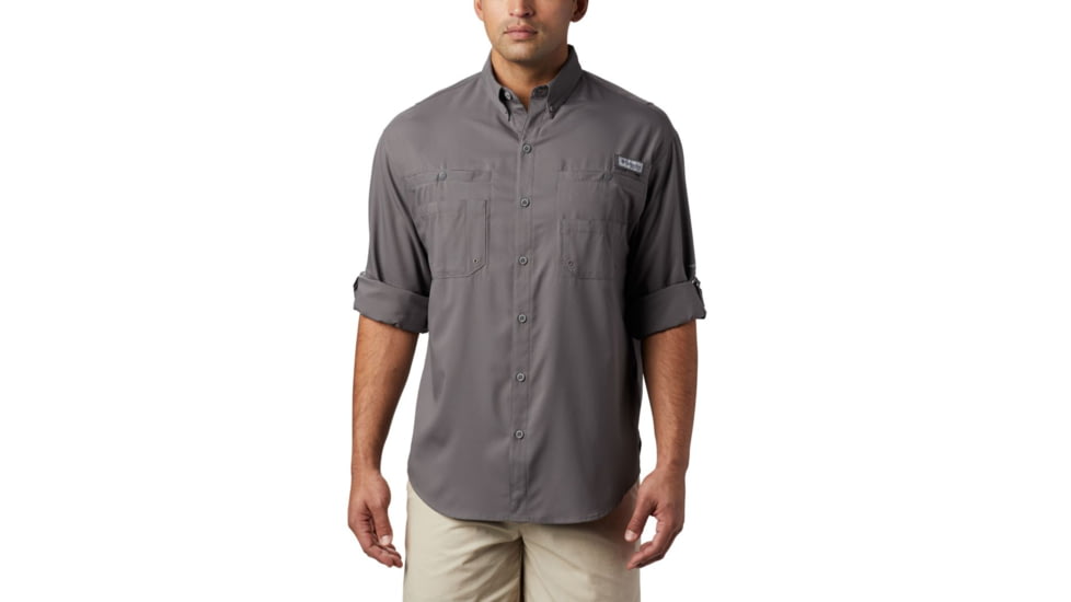 Columbia Tamiami II Long Sleeve Shirt - Men's, City Grey, Medium, 1286061023City GreyM