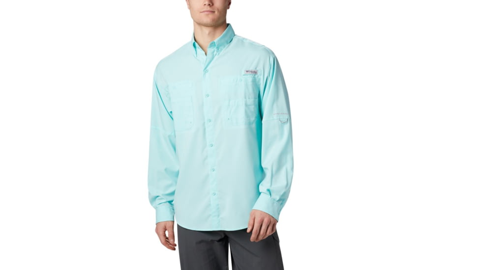 Columbia Tamiami II Long Sleeve Shirt - Mens, Gulf Stream, Extra Small, 128606-499-XS