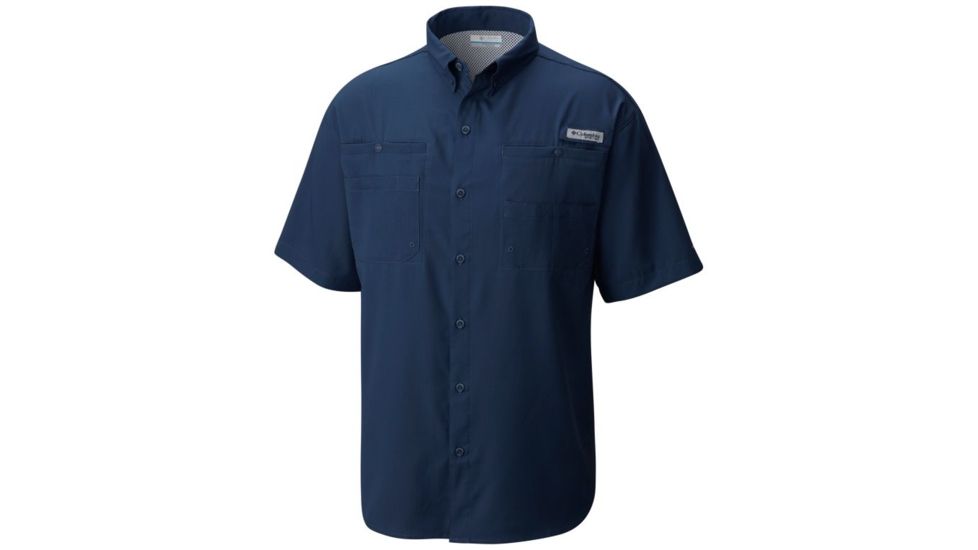 Columbia Tamiami II Short Sleeve Shirt - Mens, Dark Mountain, Medium, 1287051478-M