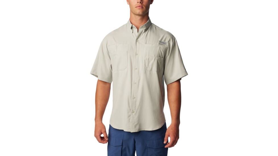 Columbia Tamiami II SS Shirt, Cool Grey, Extra Small - Mens, 1287051019-XS