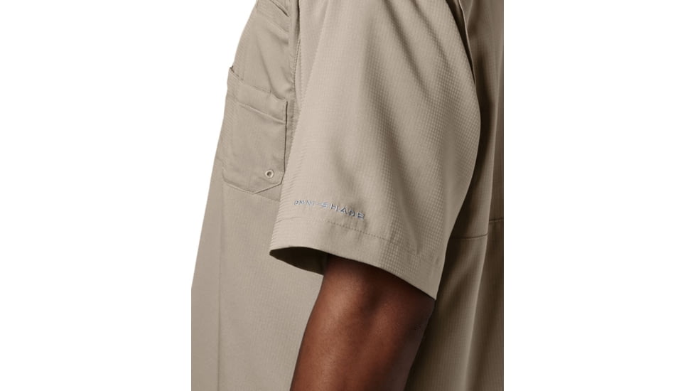 Columbia Tamiami II SS Shirt, Fossil, Extra Small - Mens, 1287051160-XS
