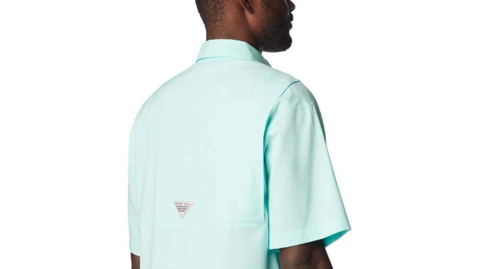 Columbia Tamiami II SS Shirt, Gulf Stream, Extra Small - Mens, 1287051499-XS
