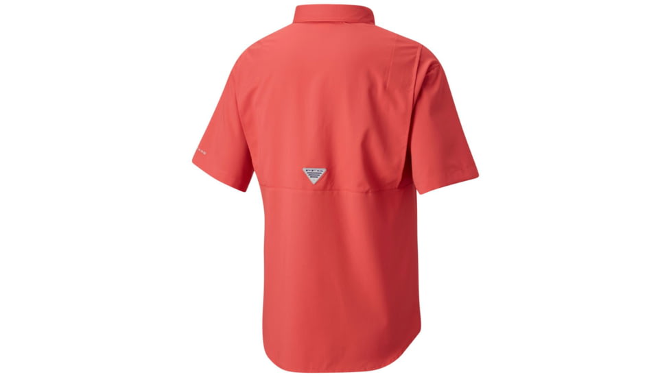 Columbia Tamiami II SS Shirt, Sunset Red, Extra Small - Mens, 1287051683-XS