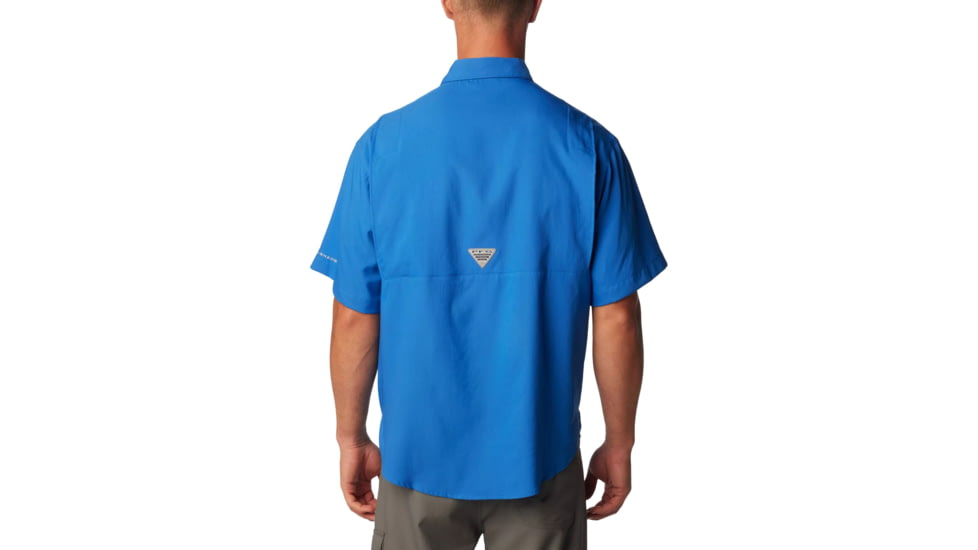 Columbia Tamiami II SS Shirt, Vivid Blue, Extra Small - Mens, 1287051487-XS