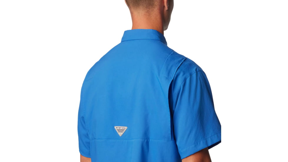 Columbia Tamiami II SS Shirt, Vivid Blue, Extra Small - Mens, 1287051487-XS