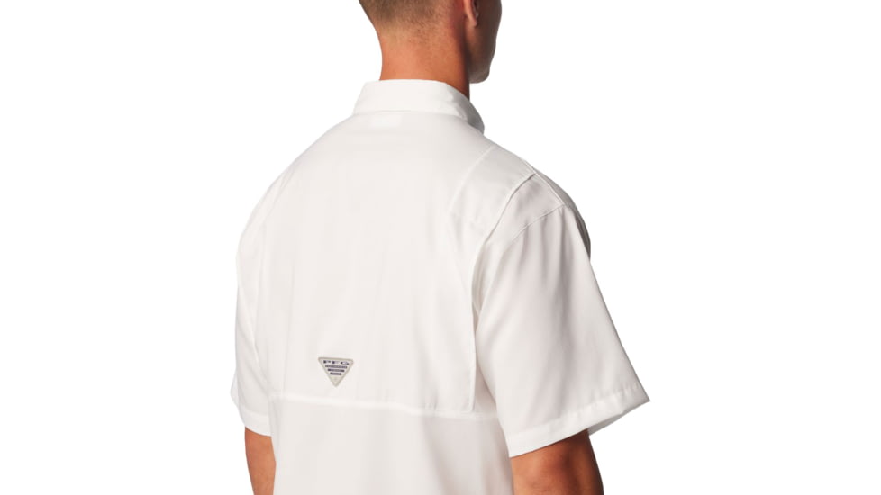 Columbia Tamiami II SS Shirt, White, Extra Small - Mens, 1287051100-XS