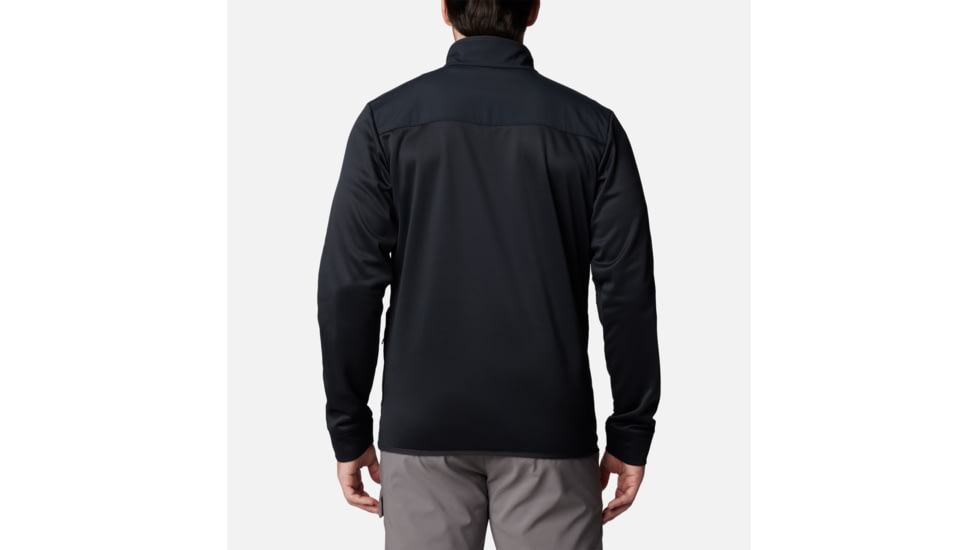 Columbia Tech Fleece Half Zip Jacket - Mens, Black, Small, 2095631010-S