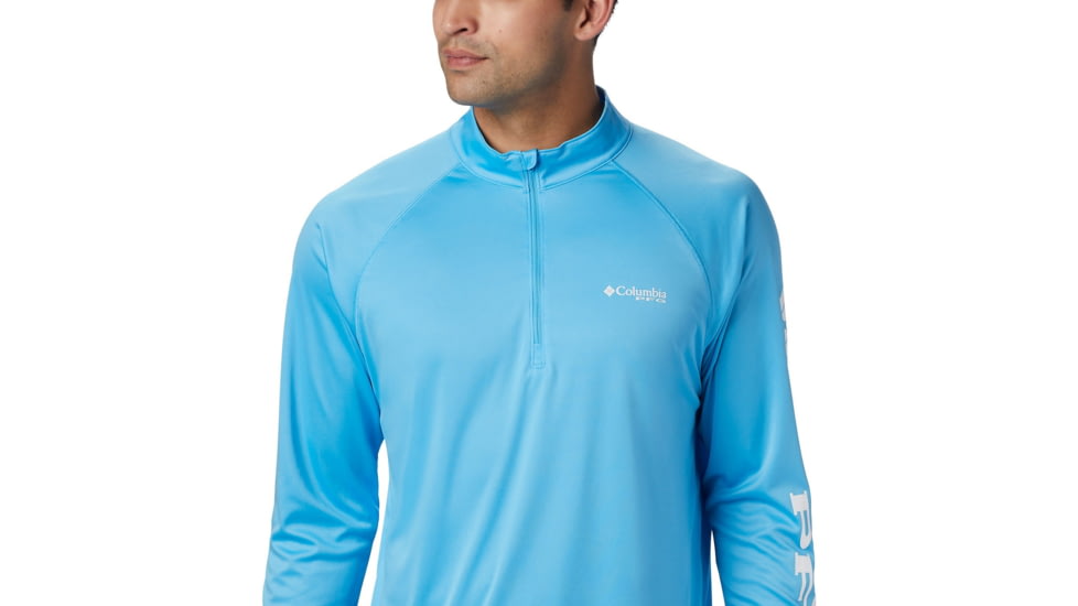 Columbia Terminal Tackle 1/4 Zip Jacket - Mens, Riptide, White, 2XL, 175682-463-XXL