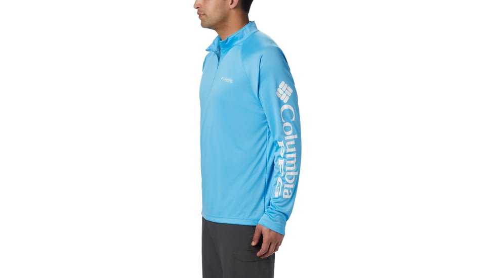 Columbia Terminal Tackle 1/4 Zip Jacket - Mens, Riptide, White, 2XL, 175682-463-XXL
