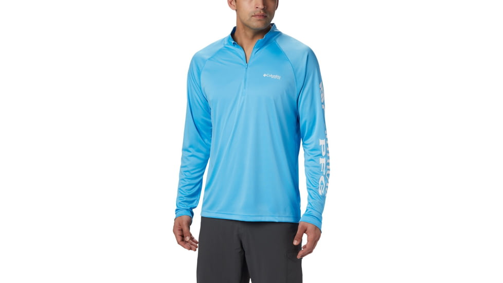 Columbia Terminal Tackle 1/4 Zip Jacket - Mens, Riptide, White, 2XL, 175682-463-XXL