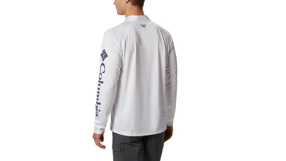 Columbia Terminal Tackle 1/4 Zip Jacket - Mens, White, Nightshade, Small, 175682-101-S