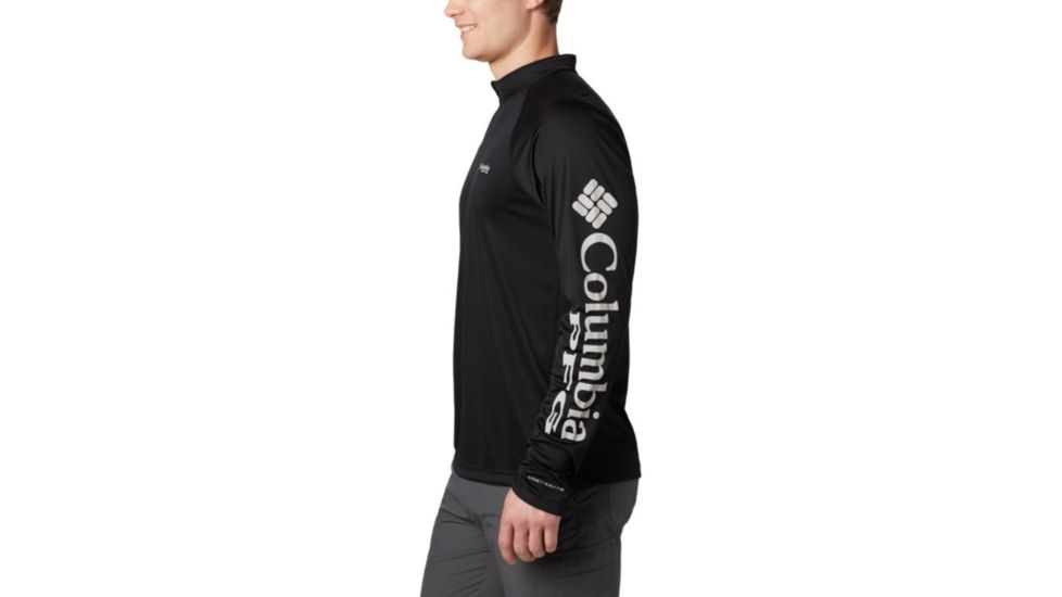 Columbia Terminal Tackle 1/4 Zip Pullover - Mens, Black, Cool Grey Logo, Extra Large, 1756821011-XL