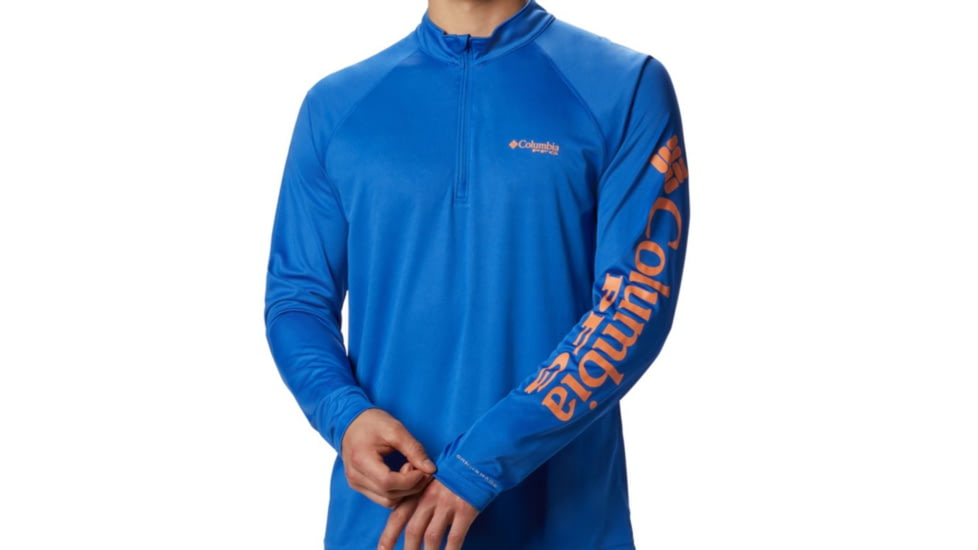 Columbia Terminal Tackle 1/4 Zip, Vivid Blue, S - Mens, 1756821487-S