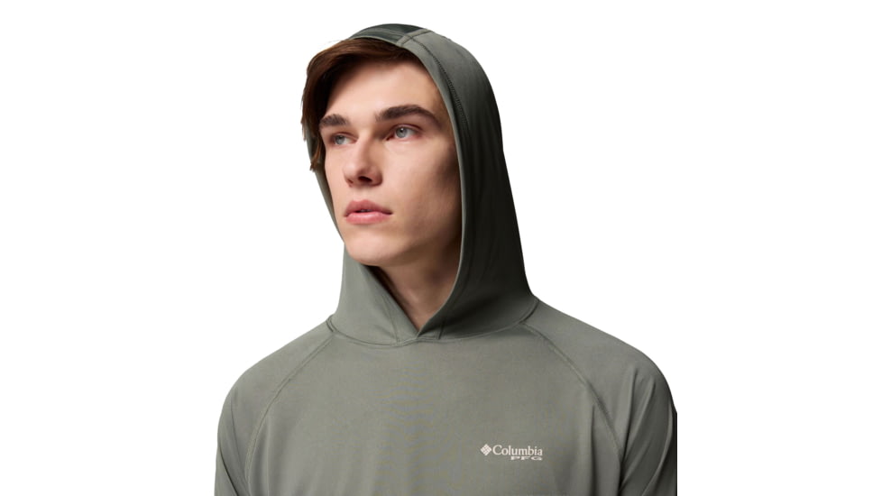 Columbia Terminal Tackle Hoodie - Mens, Cypress/Dark Stone Logo, Extra Large, 1536171313-313-XL