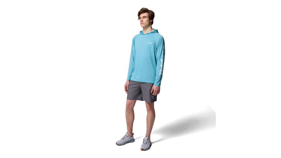 Columbia Terminal Tackle Hoodie - Mens, Vintage Blue/White Logo, Medium, 1536171456-456-M