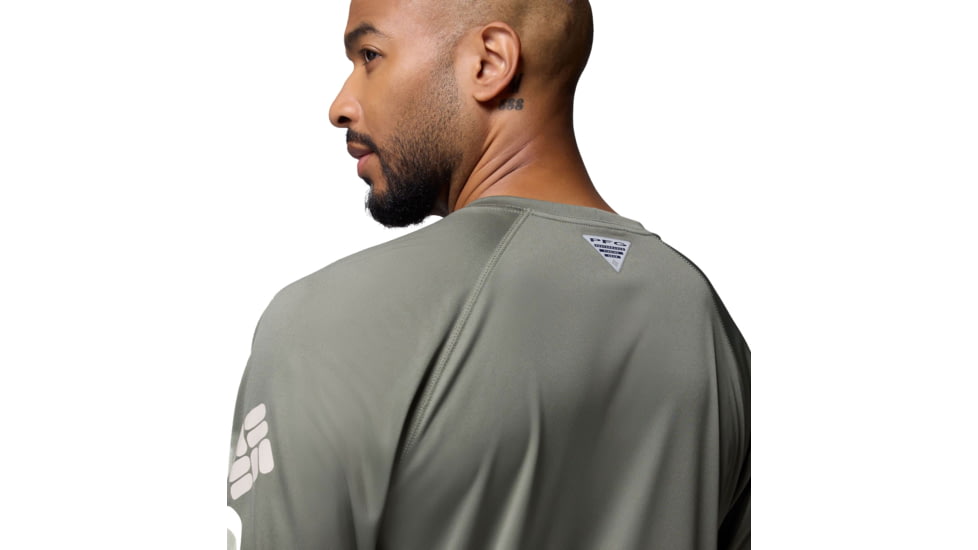 Columbia Terminal Tackle Long Sleeve Shirt - Mens, Cypress/Dark Stone Logo, 2XL, 1388261324-324-XXL