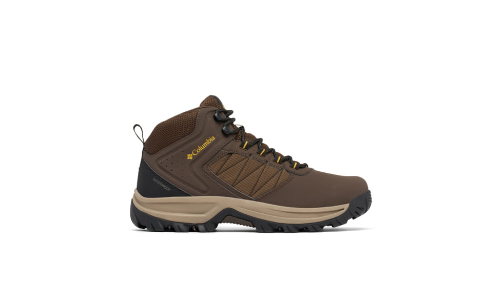 Columbia Transverse Hike Waterproof Shoes - Mens, Cordovan/Golden Yellow, 9, 2067401-231-9