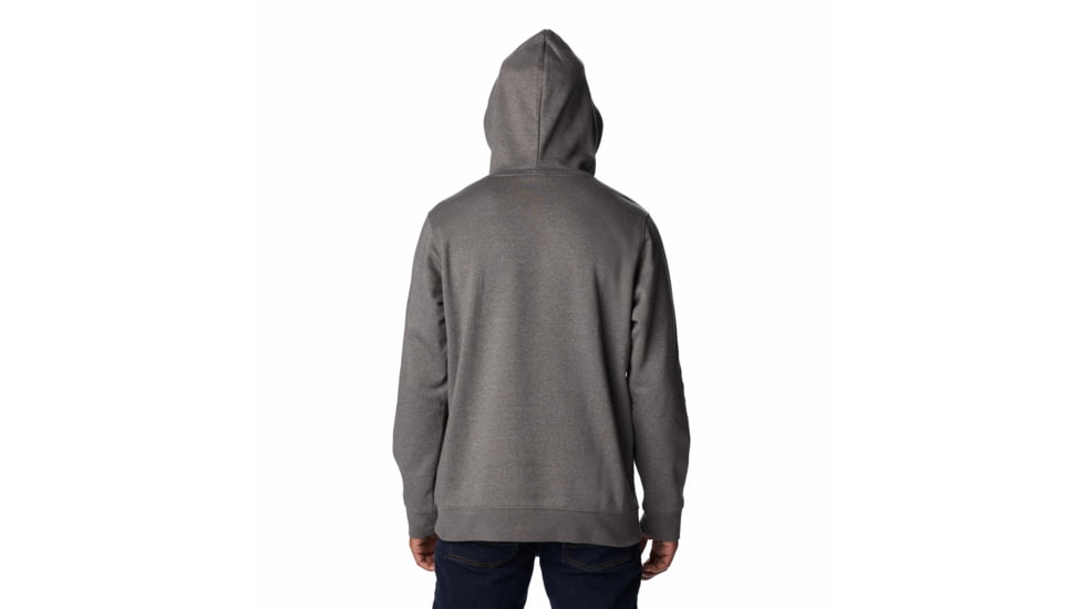 Columbia Trek Hoodie - Mens, Charcoal Heather/CSC Sleeve Logo, Extra Large, 1957911a