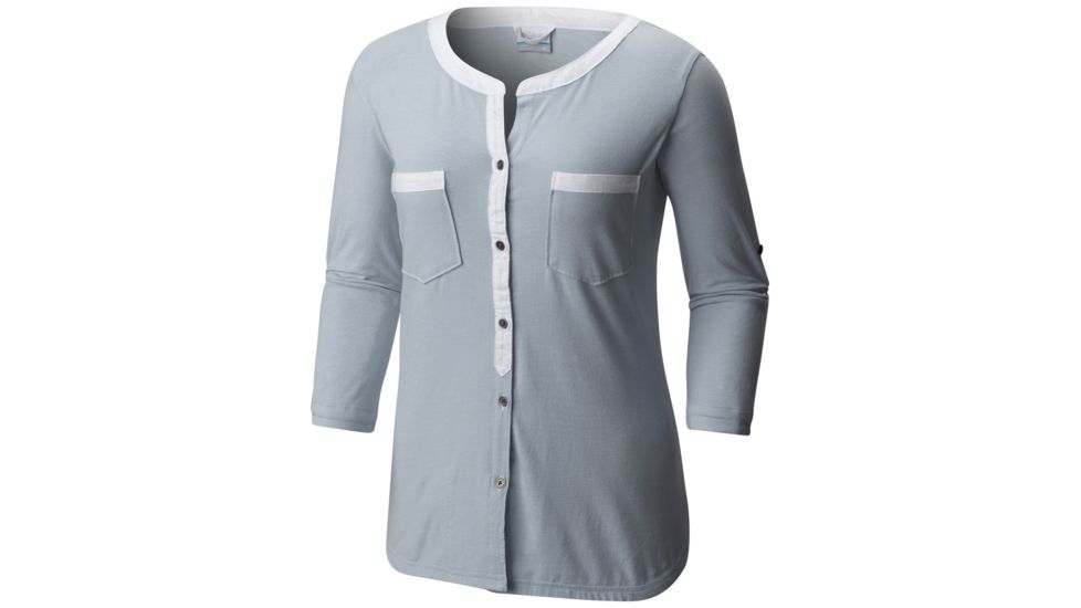 Columbia Vista Hills Henley - Women's-Cirrus Grey-Medium