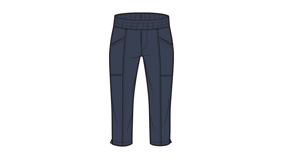 Columbia Wander More Capri - Womens, Nocturnal, M, 1768171591M