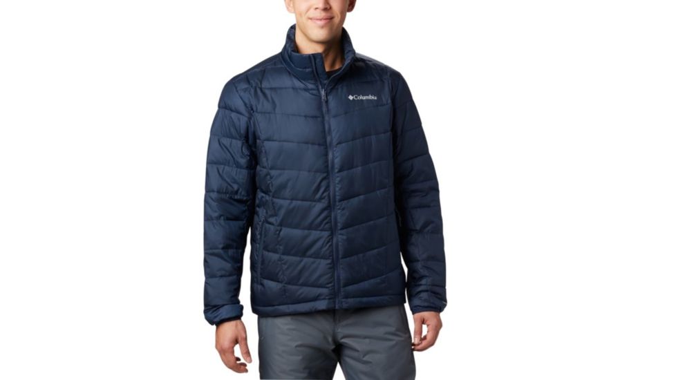 Columbia Whirlibird IV Interchange Jacket - Mens, Collegiate Navy, Mountain Red, Extra Large, 1866751464-XL